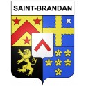 Stickers coat of arms Bégard adhesive sticker
