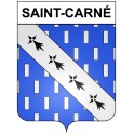 Saint-Carné 22 ville Stickers blason autocollant adhésif