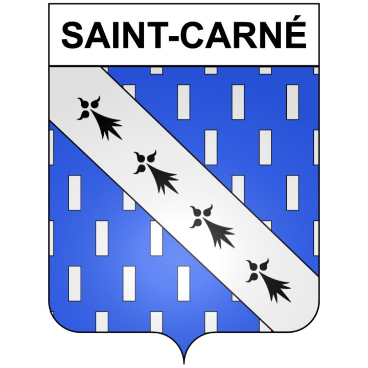 Stickers coat of arms Bégard adhesive sticker