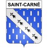 Saint-Carné 22 ville Stickers blason autocollant adhésif