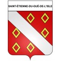 Saint-étienne-du-Gué-de-l'Isle 22 ville Stickers blason autocollant adhésif