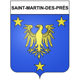 Saint-Martin-des-Prés 22 ville Stickers blason autocollant adhésif
