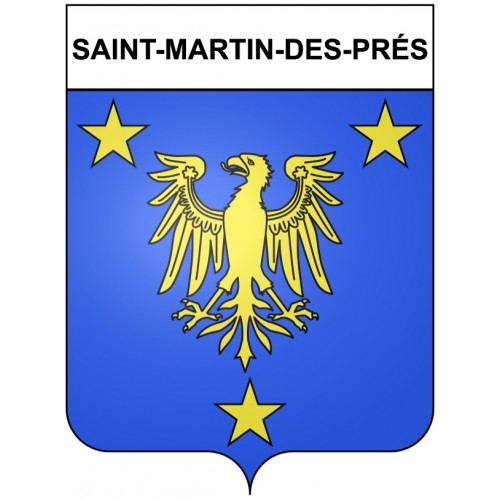 Pegatinas escudo de armas de Bégard adhesivo de la etiqueta engomada