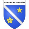 Saint-Michel-en-Grève 22 ville Stickers blason autocollant adhésif