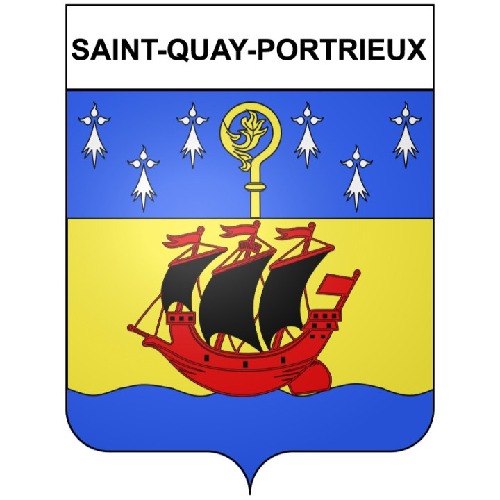 Saint-Quay-Portrieux 22 ville Stickers blason autocollant adhésif
