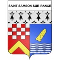 Saint-Samson-sur-Rance 22 ville Stickers blason autocollant adhésif