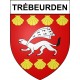 Stickers coat of arms Trébeurden adhesive sticker