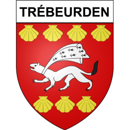 Trébeurden 22 ville Stickers blason autocollant adhésif
