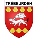 Trébeurden 22 ville Stickers blason autocollant adhésif