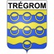 Pegatinas escudo de armas de Bégard adhesivo de la etiqueta engomada