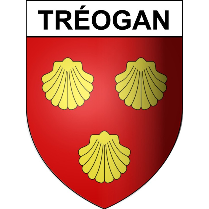 Stickers coat of arms Bégard adhesive sticker