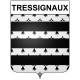 Tressignaux 22 ville Stickers blason autocollant adhésif