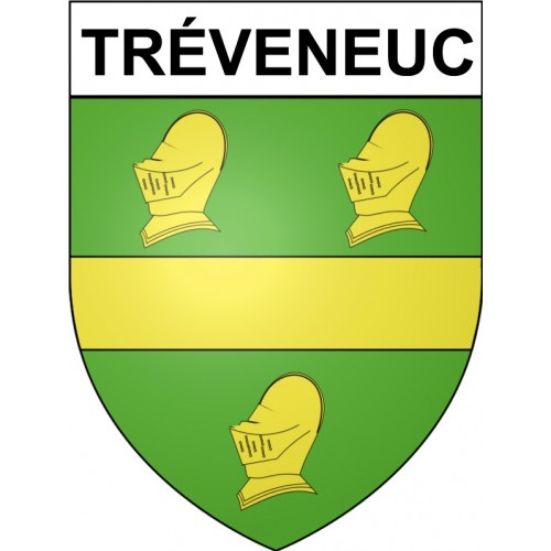 Tréveneuc 22 ville Stickers blason autocollant adhésif