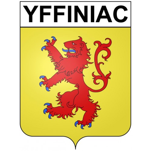 Yffiniac 22 ville Stickers blason autocollant adhésif