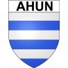 Ahun 23 ville Stickers blason autocollant adhésif