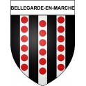 Stickers coat of arms Ahun adhesive sticker