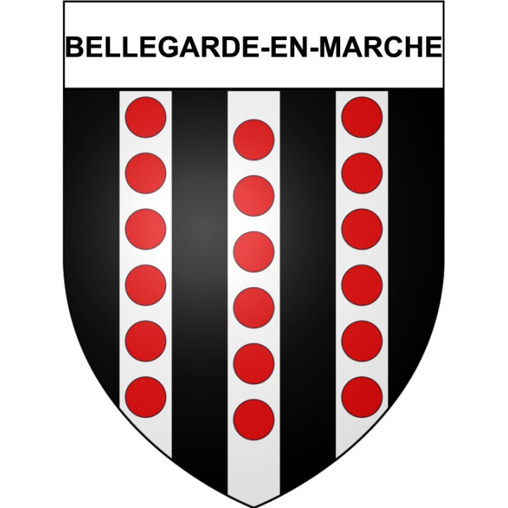 Bellegarde-en-Marche 23 ville Stickers blason autocollant adhésif