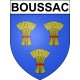 Boussac 23 ville Stickers blason autocollant adhésif