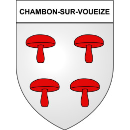 Stickers coat of arms Ahun adhesive sticker
