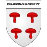 Chambon-sur-Voueize 23 ville Stickers blason autocollant adhésif
