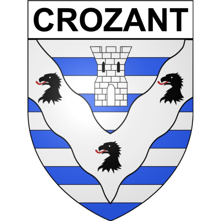 Stickers coat of arms Ahun adhesive sticker