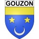 Gouzon 23 ville Stickers blason autocollant adhésif