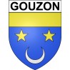 Stickers coat of arms Ahun adhesive sticker