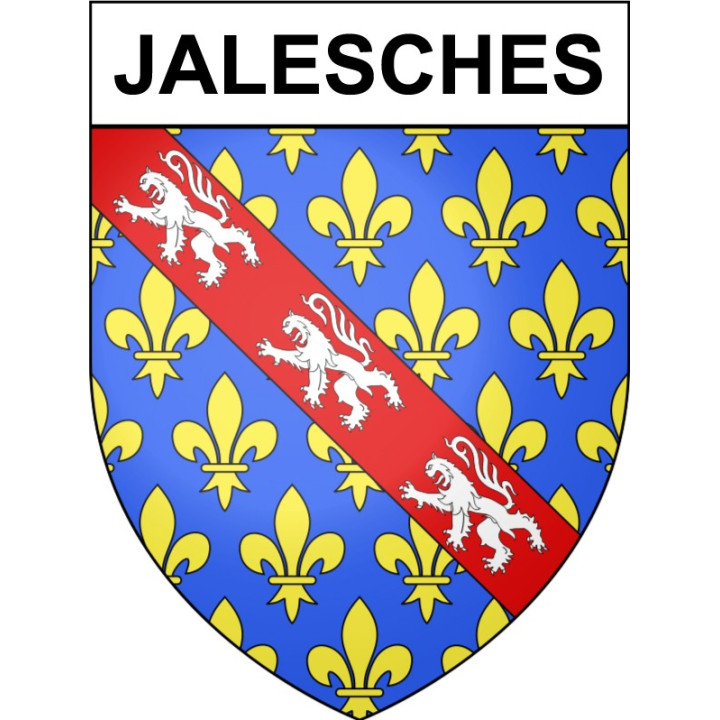 Stickers coat of arms Ahun adhesive sticker