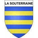 La Souterraine 23 ville Stickers blason autocollant adhésif