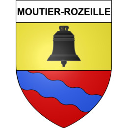 Moutier-Rozeille 23 ville Stickers blason autocollant adhésif