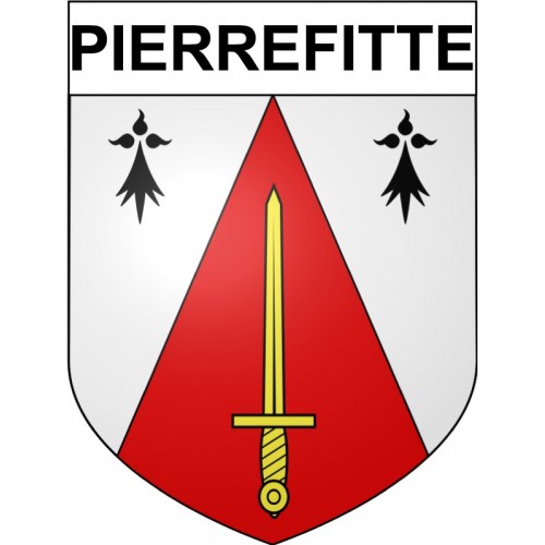 Pierrefitte 23 ville Stickers blason autocollant adhésif