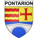 Pontarion Sticker wappen, gelsenkirchen, augsburg, klebender aufkleber