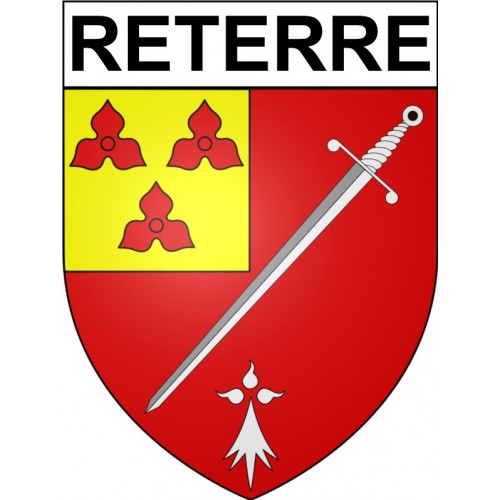 Pegatinas escudo de armas de Ahun adhesivo de la etiqueta engomada