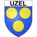 Uzel 22 ville Stickers blason autocollant adhésif