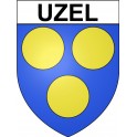 Stickers coat of arms Uzel adhesive sticker