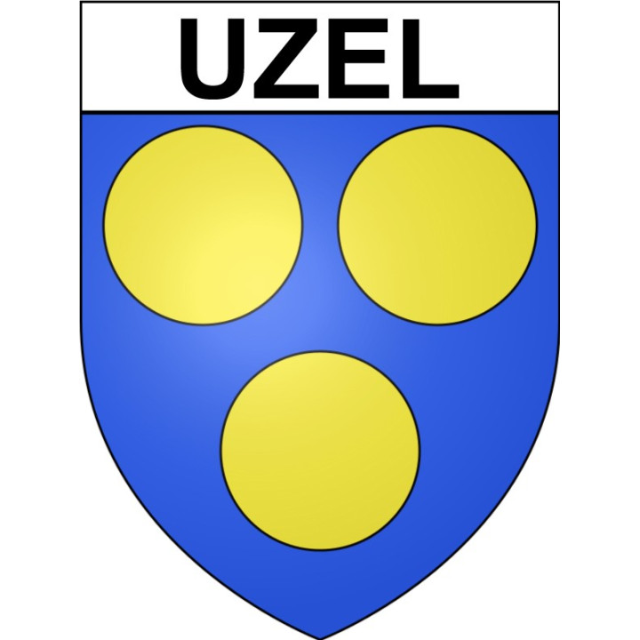 Uzel 22 ville Stickers blason autocollant adhésif