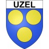 Uzel 22 ville Stickers blason autocollant adhésif
