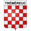 Stickers coat of arms Tréméreuc adhesive sticker