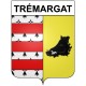 Trémargat 22 ville Stickers blason autocollant adhésif