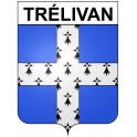 Trélivan 22 ville Stickers blason autocollant adhésif