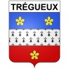 Pegatinas escudo de armas de Trégueux adhesivo de la etiqueta engomada