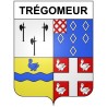Pegatinas escudo de armas de Trégomeur adhesivo de la etiqueta engomada