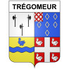 Trégomeur 22 ville Stickers blason autocollant adhésif