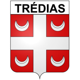 Trédias 22 ville Stickers blason autocollant adhésif
