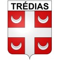 Trédias Sticker wappen, gelsenkirchen, augsburg, klebender aufkleber