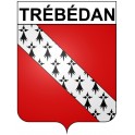 Stickers coat of arms Trébédan adhesive sticker