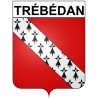 Stickers coat of arms Trébédan adhesive sticker