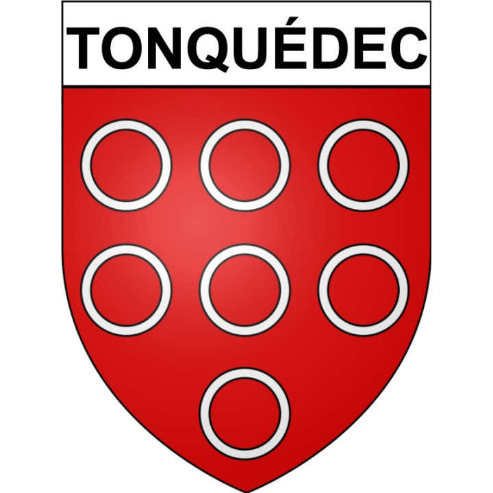 Tonquédec Sticker wappen, gelsenkirchen, augsburg, klebender aufkleber