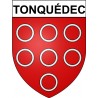 Tonquédec 22 ville Stickers blason autocollant adhésif