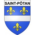Stickers coat of arms Saint-Pôtan adhesive sticker